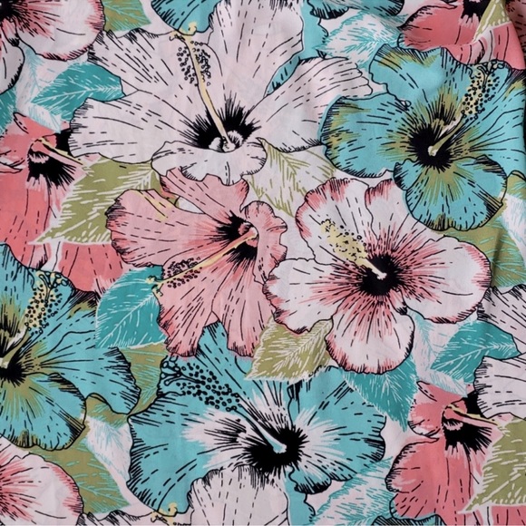 NWOT H&M Floral Hibiscus Backless Maxi Dress size 4 - Picture 8 of 10